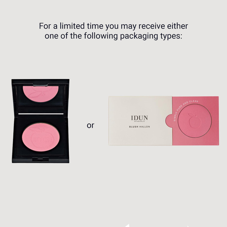 IDUN Minerals Mineral Blush Pressed Powder Glides On Smoothly Offering Intense Color Payoff And Naturally Healthy Skin H