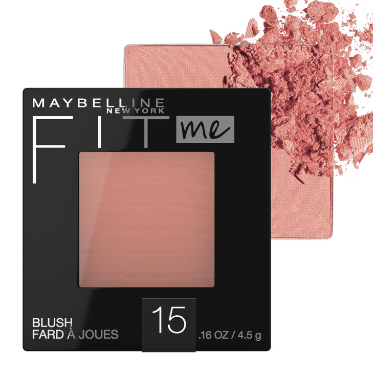 Maybelline Fit Me Blush Lightweight Smooth Blendable Longlasting AllDay Face Enhancing Makeup Color Nude 1 Count