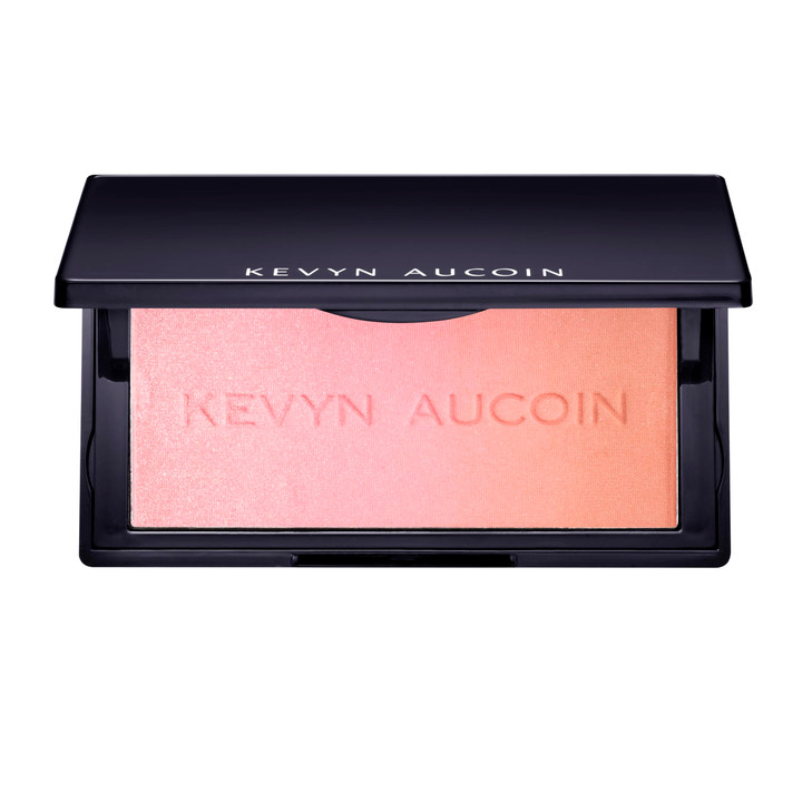 Kevyn Aucoin The NeoBlush Pink Sand Blush makeup compact Trio palette of gradient colors Blends pearl satin matte finish