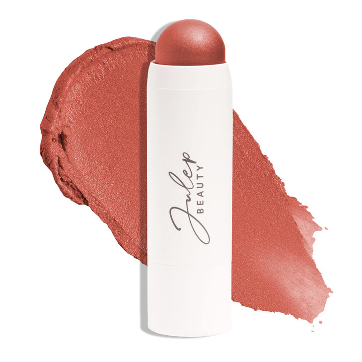 Julep Skip The Brush Cream to Powder Blush Stick Desert Rose Blendable and Buildable Color 2in1 Blush and Lip Makeup Sti