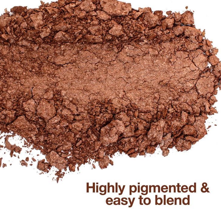 Palladio Baked Bronzer Highly Pigmented and Easy to Blend Shimmery Bronzed Glow Use Dry or Wet Lasts all day long Provid