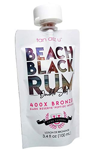 Tan Asz U Beach Black Rum 400X Bronzer 34 ounce pouch