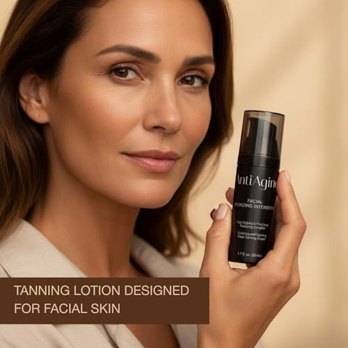 Onyx AntiAging Face Tanning Lotion for Tanning Beds Hydrating Indoor Tanning Bed Lotion with TanTouch Intense Tanning Mo