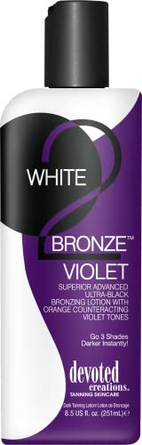 Devoted Creations WHITE 2 BRONZE VIOLET Black Bronzer 85 oz