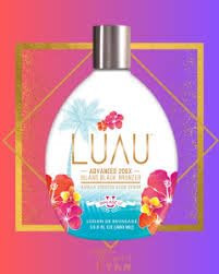 Tan Asz U Luau Advanced 200X Island Black Bronzer Dark Tanning Lotion Accelerator for Indoor Tanning Beds 135 fl oz