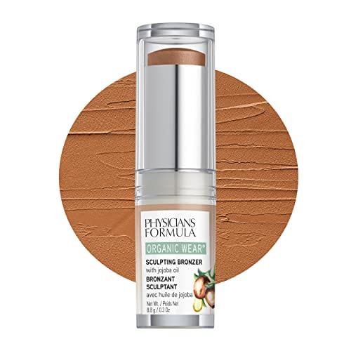 Physicians Formula Organic Wear All Natural Sculpting Face Bronzer Makeup Stick Toffee Dermatologist Approved