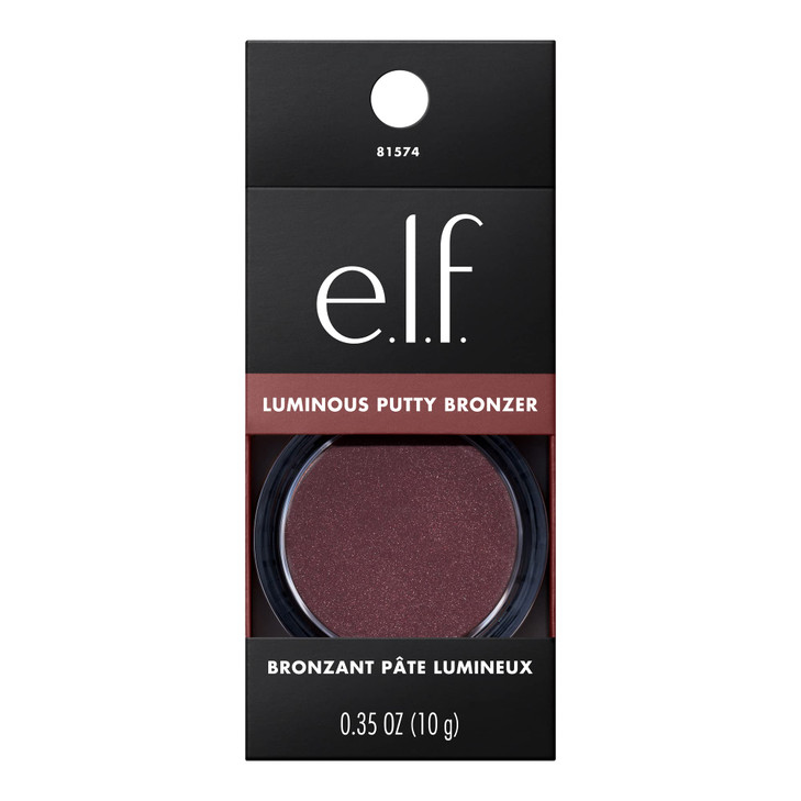 elf Luminous Putty Bronzer Lightweight PuttytoPowder Bronzer For A Radiant Glowing Finish Highly Pigmented Vegan Cruelty