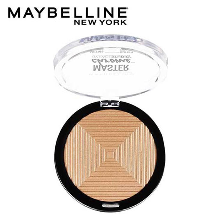 Maybelline Master Chrome Metallic Highlighter Powder Makeup Molten Gold 1 Count