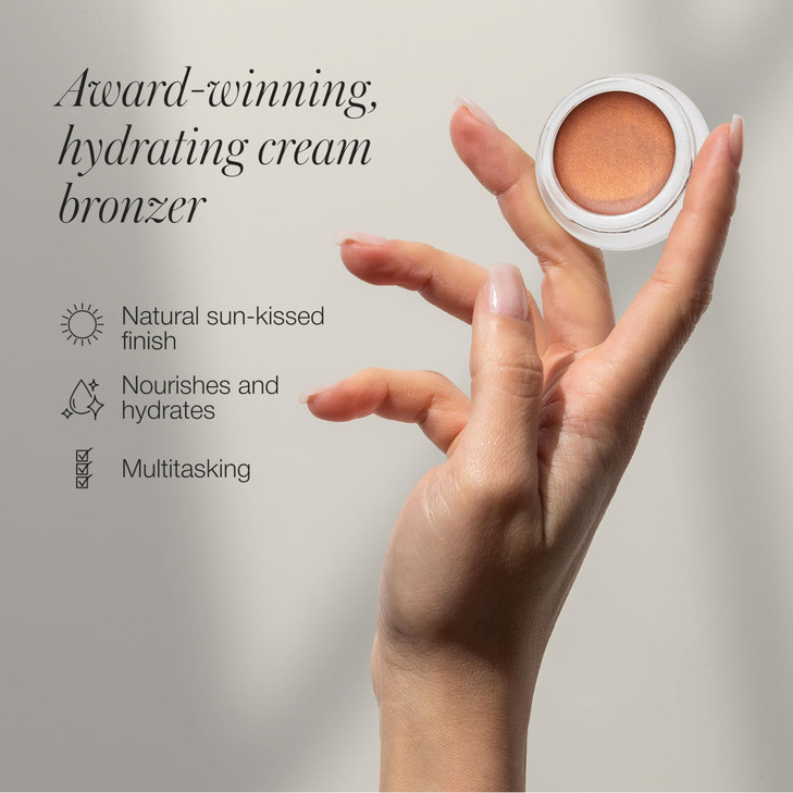 RMS Beauty Buriti Bronzer Cream Bronzer Face Body Shimmer Bronzer Highlighter Face Glow Highlighter Makeup Face Highligh