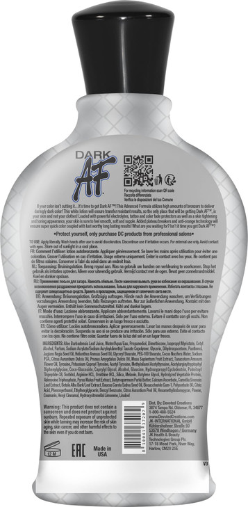 Devoted Creations Dark AF Dark Tanning 1225 oz