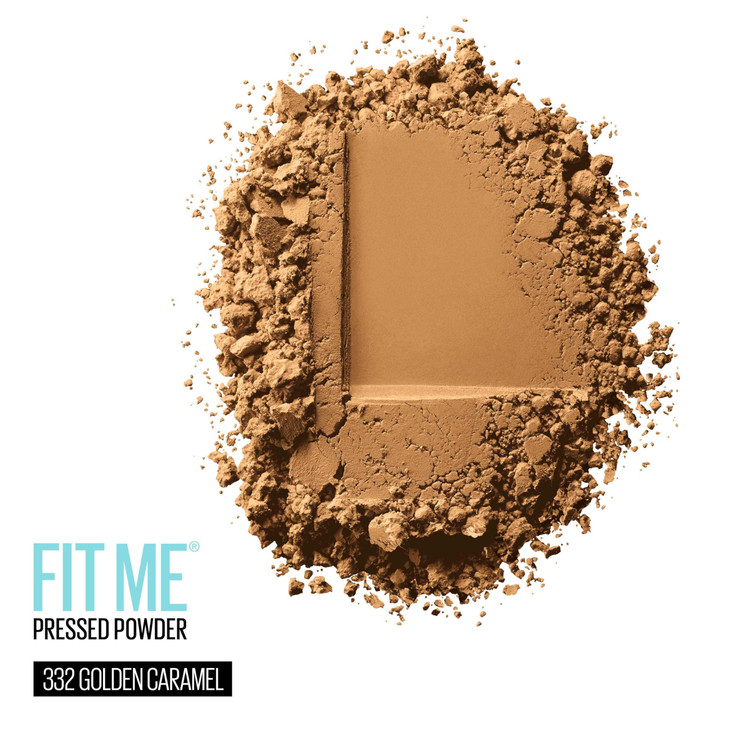Maybelline Fit Me Matte Poreless Pressed Face Powder Makeup Setting Powder Golden Caramel 1 Count