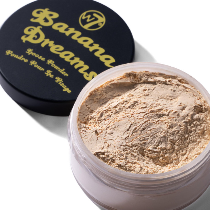 W7 Banana Dreams Loose Setting Powder Weightless Yellow Blurring Powder For All Skin Tones