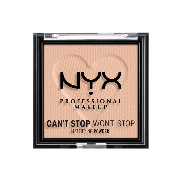 NYX PROFESSIONAL MAKEUP Cant Stop Wont Stop Mattifying Pressed Powder Medium