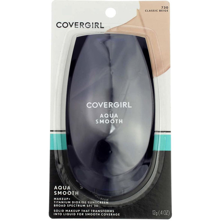 CoverGirl Aquasmooth SPF 20 Compact Foundation 730 Classic Beige 04 Ounce
