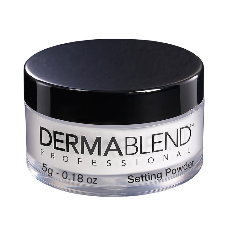 Dermablend Loose Setting Powder Translucent Face Powder Makeup Finishing Powder Mattifying Finish and Shine Control Trav