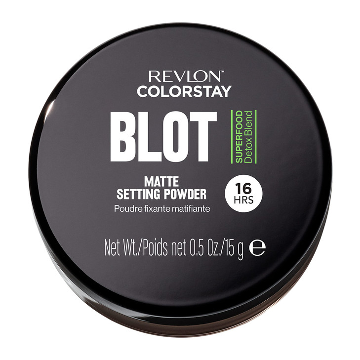Revlon ColorStay Blot Face Makeup Setting Powder Mattifying Blurring Oil Absorbing Absorbs Sebum Blurs Imperfections and