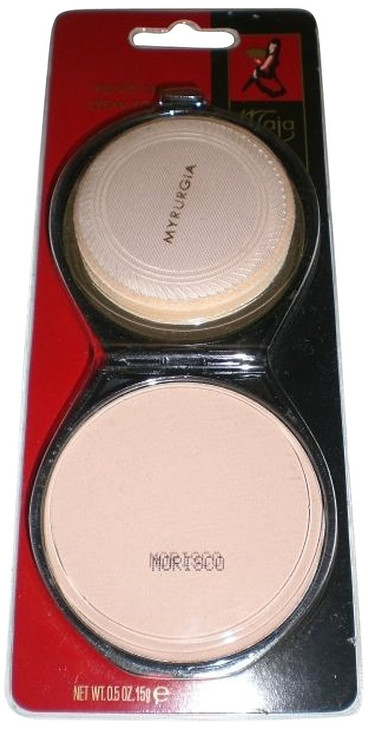 Morisco Maja Pressed Powder Delicately Scented Pressed Powder Mirror and Tassel Compartment for Flawless Skin 053 Ounces