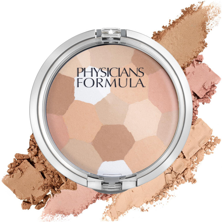 Physicians Formula Setting Powder Palette MultiColored Pressed Finishing Powder Natural Coverage Buff Dermatologist Test