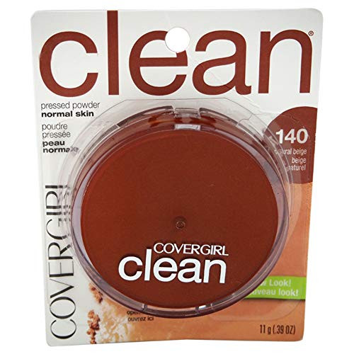 Covergirl Clean Pressed Powder Foundation 140 Natural Beige 044 Fl Oz