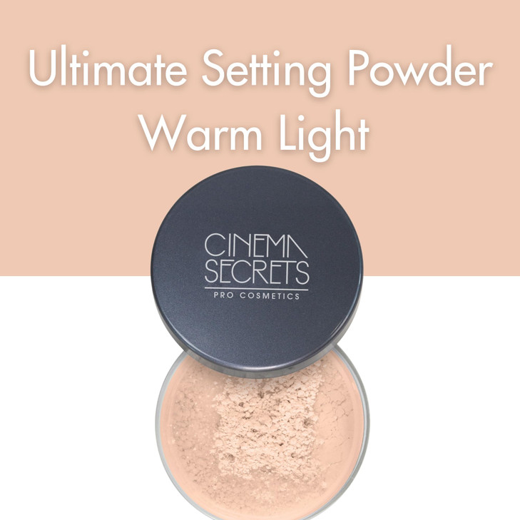 Cinema Secrets Ultralucent Setting PowderWarm Light TalcFree Loose Mineral Powder for All Skin Types Oil Control ShineFr