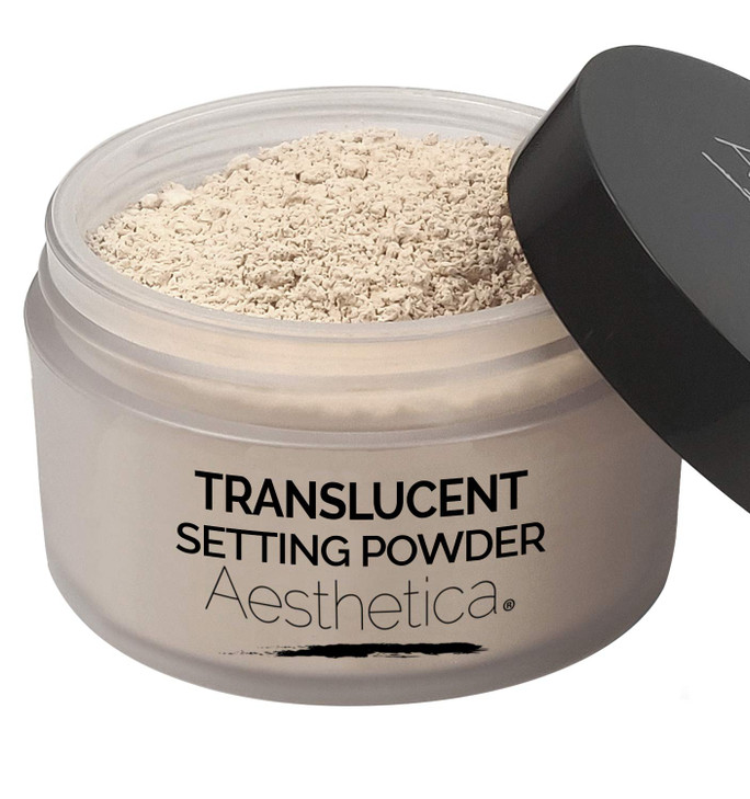 Aesthetica Translucent Setting Powder Matte Finishing Makeup Loose Setting Powder Flash Friendly Translucent Powder Foun