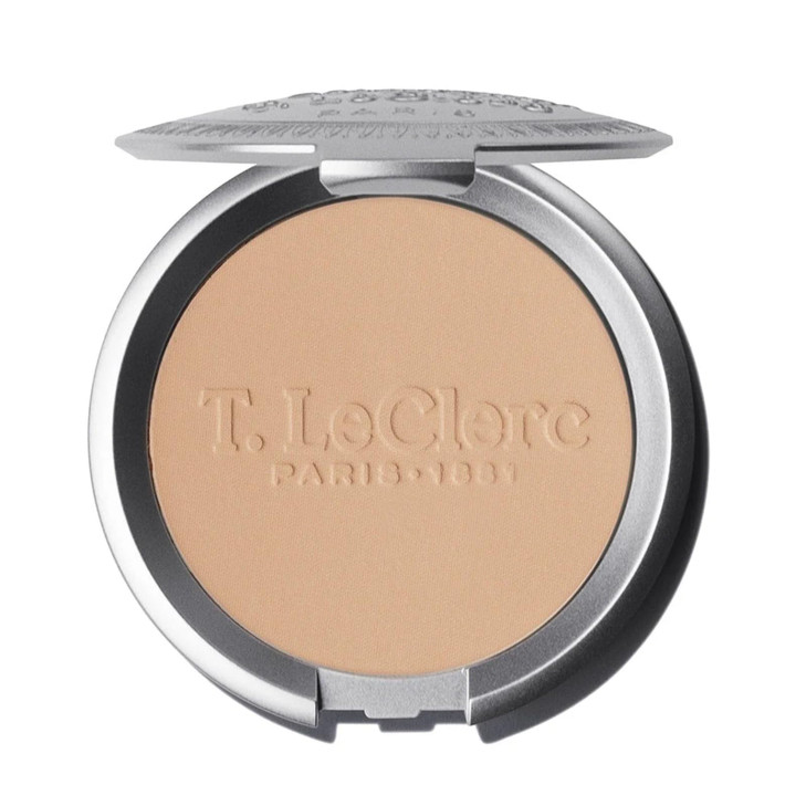 T Leclerc Compact Pressed Powder SuperBlendable Face Makeup Longwear Portable Matte Finish Radiant Natural Medium to Ful