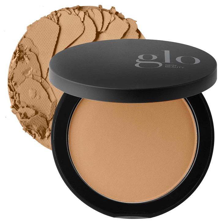 Glo Skin Beauty Pressed Base Powder Foundation Makeup Honey Dark Flawless Coverage for a Radiant Natural SecondSkin Fini
