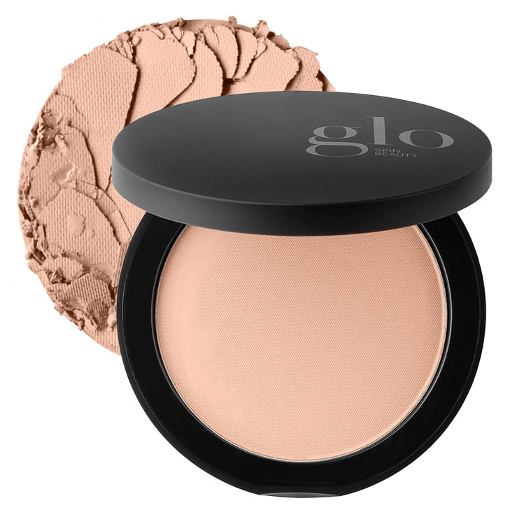 Glo Skin Beauty Pressed Base Powder Foundation Makeup Beige Medium Flawless Coverage for a Radiant Natural SecondSkin Fi