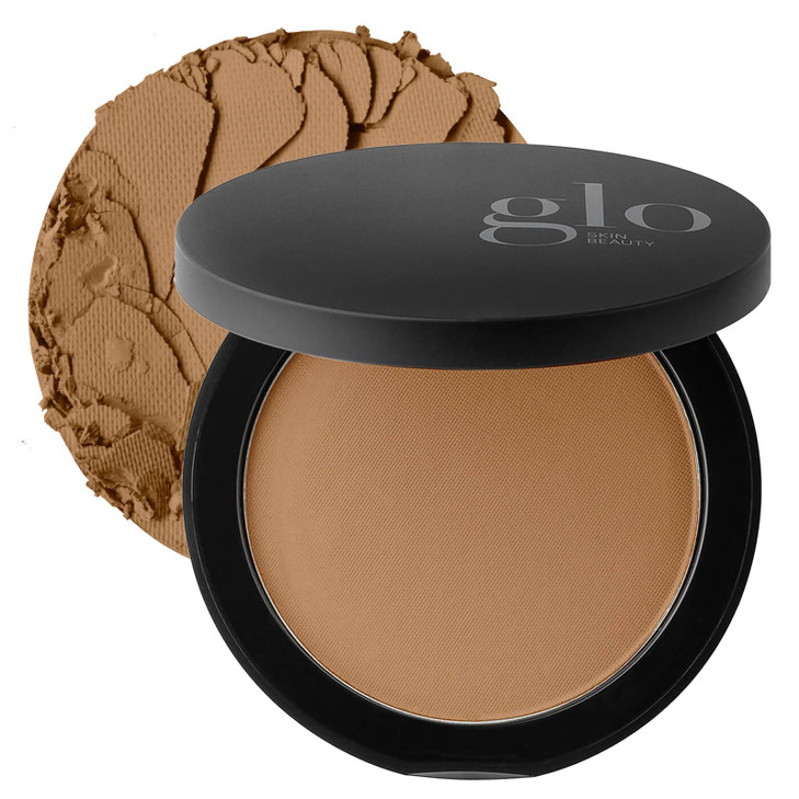 Glo Skin Beauty Pressed Base Powder Foundation Makeup Chestnut Light Flawless Coverage for a Radiant Natural SecondSkin