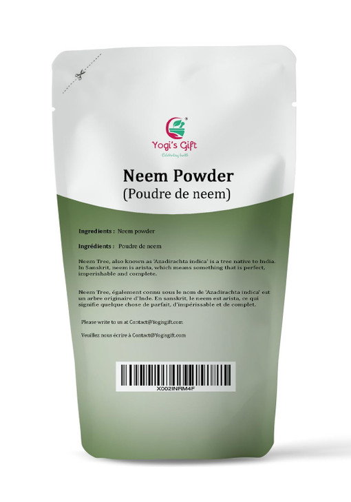 Neem Powder 8 oz For Skin And Hair Care Use 100 Pure Neem Leaf Powder Azadirachta Indica by Yogis Gift