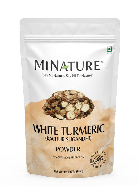 White Turmeric Powder by mi nature Kachur Curcuma zeodariaPoolankilangu 227g8 oz 05 lb Does not stain White turmeric for