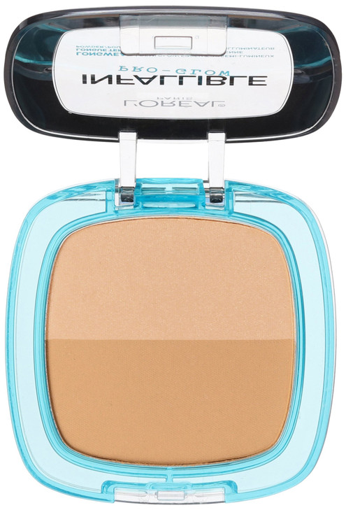 LOral Paris Infallible Pro Glow Pressed Powder Creme Cafe 031 oz