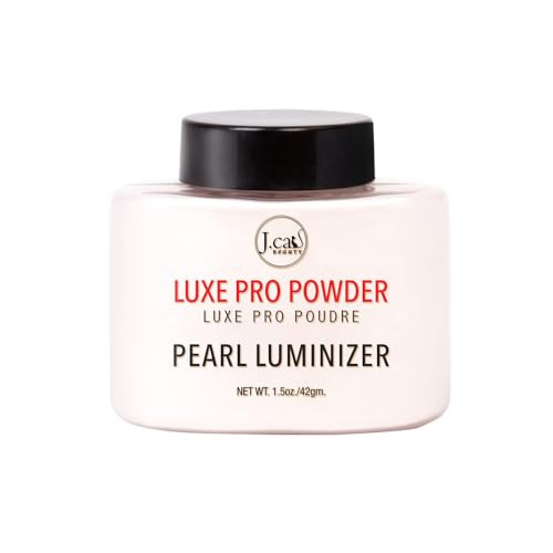 JCat Beauty Luxe Pro Makeup Setting Powder Matte Finish Helps Absorb Oil and Minimizes Pores Suitable for Baking Shade P