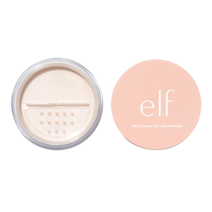 elf Halo Glow Soft Focus Setting Powder Silky Creates Soft Glow Without Shine Smooths Pores Lines Vegan CrueltyFree Ligh