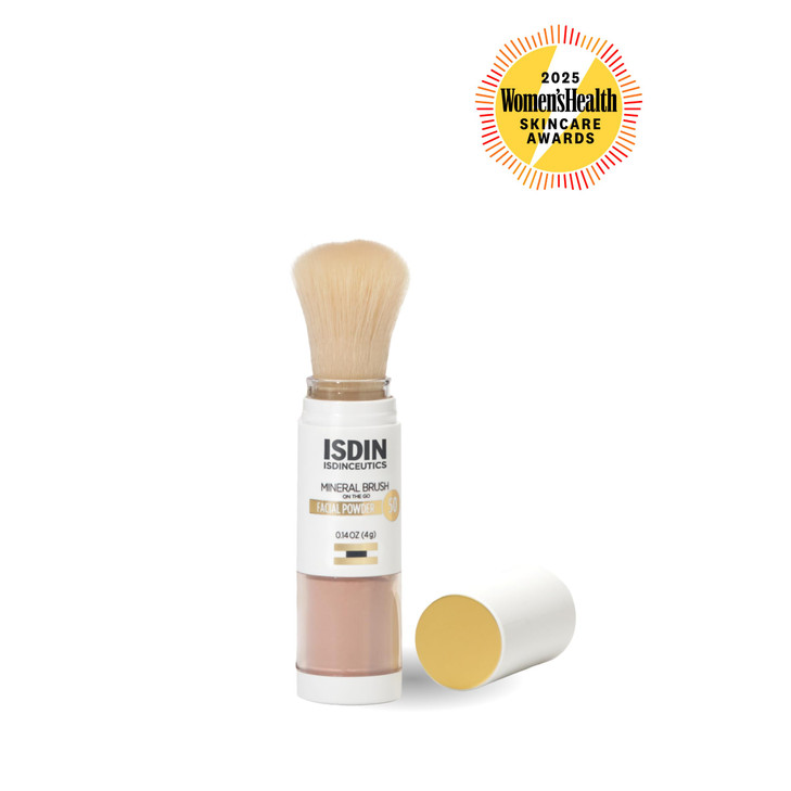 ISDIN Mineral Brush Powder Facial Pollution and Blue Light Protection a Complement to your Sun Care Routine Suitable for