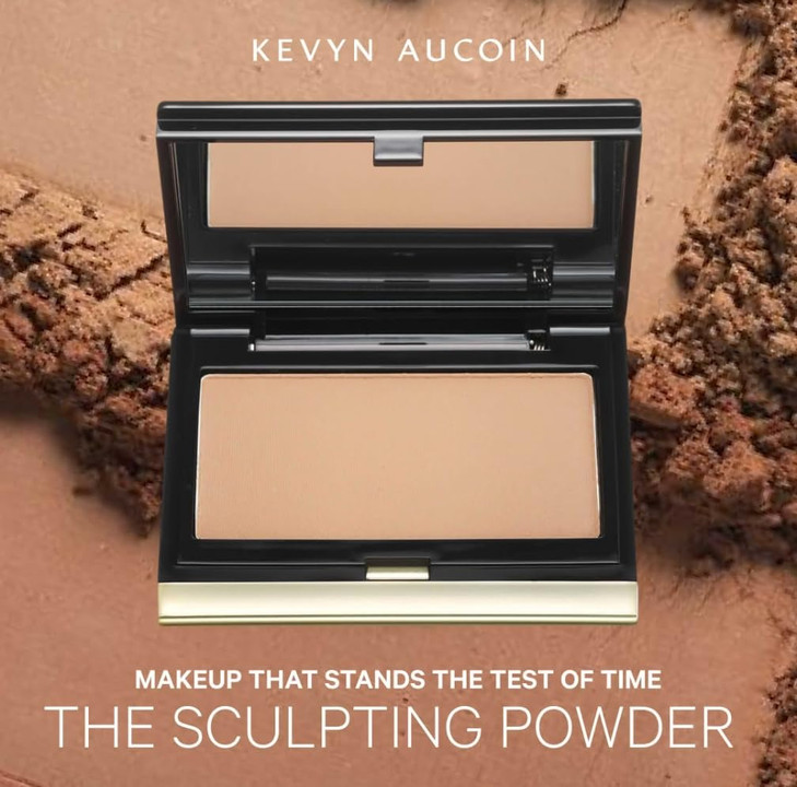 Kevyn Aucoin The Sculpting Contour Powder Light Easy use sheer matte natural finish Enhances defines creates natural sha
