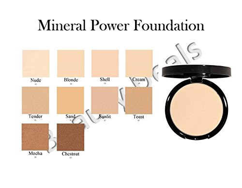 Beauty Deals Mineral Makeup Pressed Powder Foundation Hypoallergenic wsponge Tender