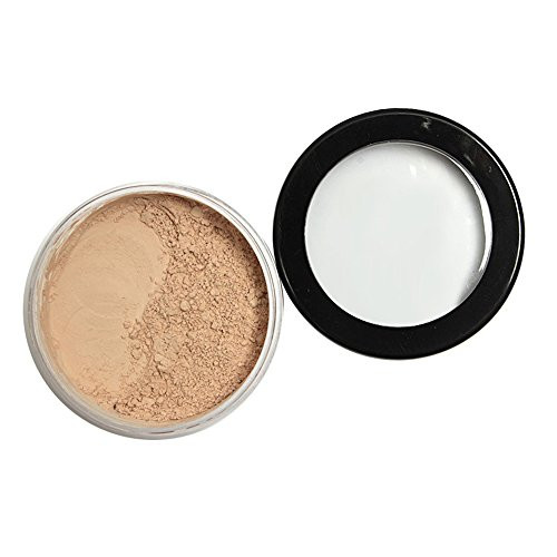 Mallofusa Translucent Loose Powder Makeup Setting Foundation Mineral Formula Makeup Palette Oil Control wPuff 063 OZ Med