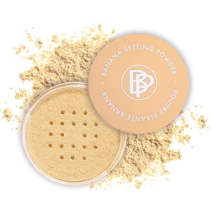 bellapierre Banana Setting Powder Lightweight ColorCorrecting Powder with All Day Makeup Protection Eliminates Blotchine