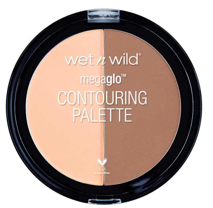 wet n wild MegaGlo Contour Palette Dulce De Leche Contouring Powder Face Kit Flawlessly Sculpted Face