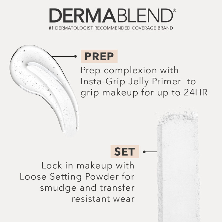 Dermablend Loose Setting Powder Face Powder Makeup Finishing Powder Mattifying Finish and Shine Control