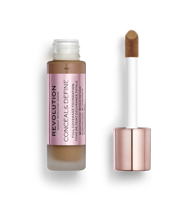 Revolution Conceal Define Concealer Full Coverage Lightweight LongLasting Matte Finish Vegan Cruelty Free C14 Dark to De