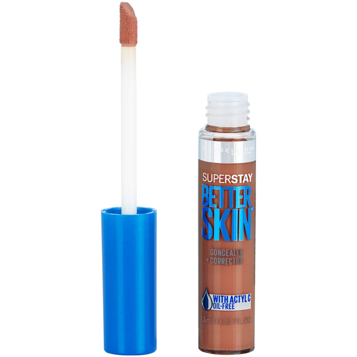 Maybelline New York Superstay Better Skin Concealer Deep Brown 025 Fluid Ounce