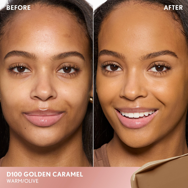 COVERGIRL TruBlend Undercover Concealer Buildable Full Coverage 24Hour Wear Matte Finish D100 Golden Caramel Packaging M