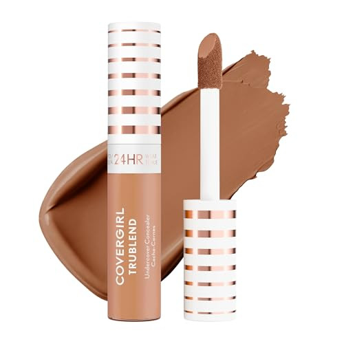 COVERGIRL TruBlend Undercover Concealer Buildable Full Coverage 24Hour Wear Matte Finish T100 Golden Amber Packaging May