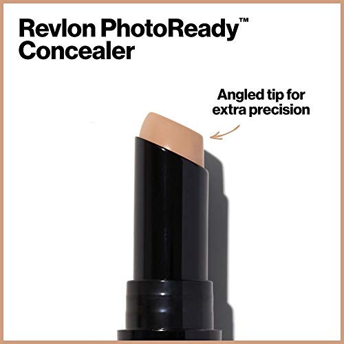Revlon Concealer Stick PhotoReady Face Makeup for All Skin Types Longwear Medium Full Coverage with Creamy Finish Lightw