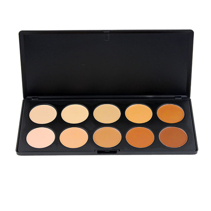 10 Colors Cream Contour Face Concealer Palette FantasyDay Long Lasting Full Hydrating Coverage Conceals Corrects Foundat