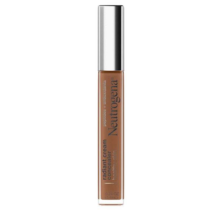 Neutrogena Healthy Skin Radiant Brightening Cream Concealer with Peptides Vitamin E Antioxidant Lightweight Perfecting C
