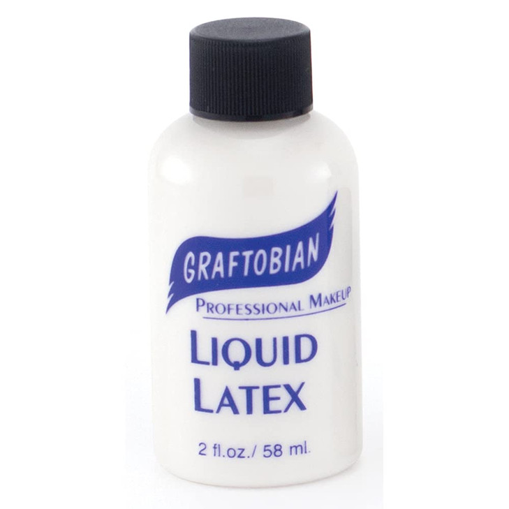 Graftobian Liquid Latex SFX Makeup Professional Skin Safe Adhesive for Special Effects and Body FX For Theatrical Stage