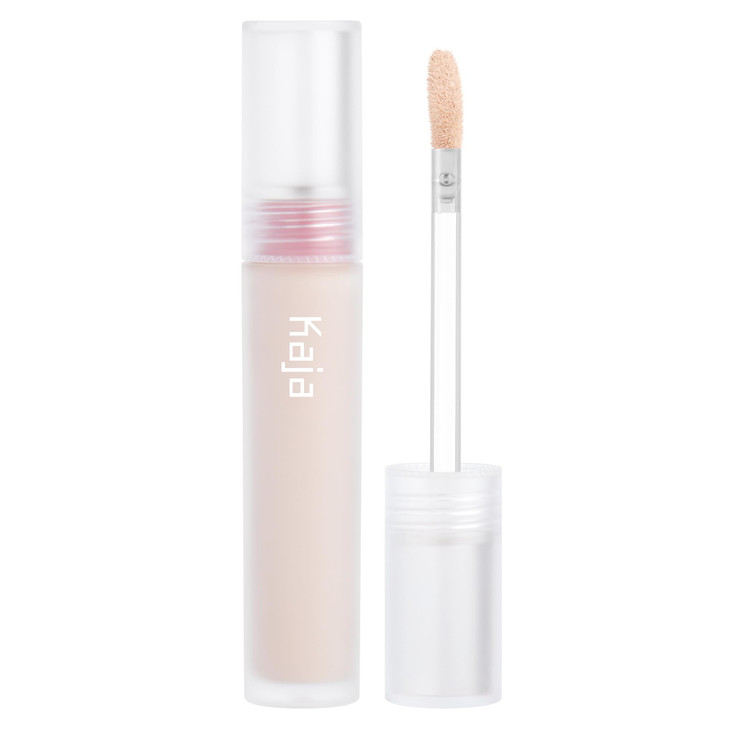 Kaja Liquid Concealer Dont Settle with Aqua Ceramide Hydrating Buildable Lightweight Seamless Coverage 01 Sweet Rice 021